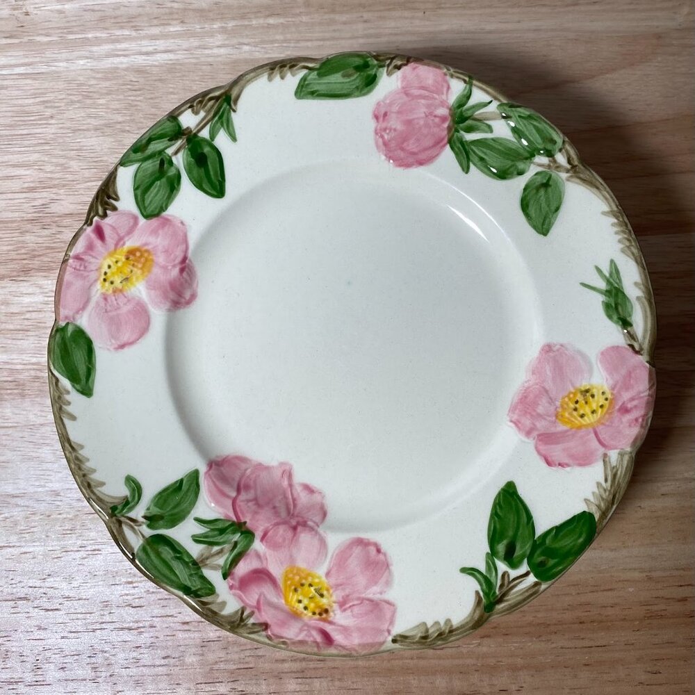 FRANCISCAN Desert Rose (England and USA Back Stamp) Salad Plate, Pink